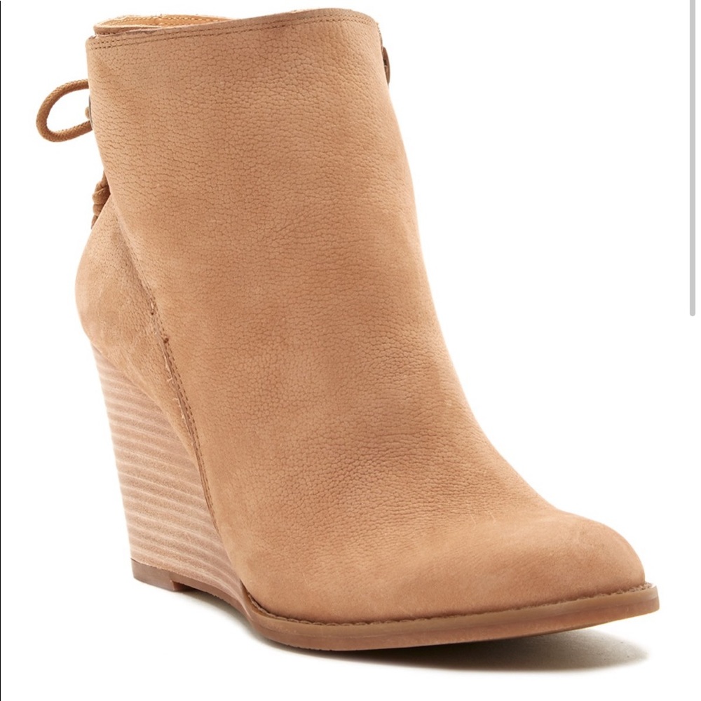 Luck brand wedge bootie
